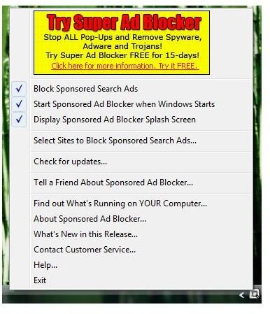 Handy Commands in using Sponsored Ad Blocker