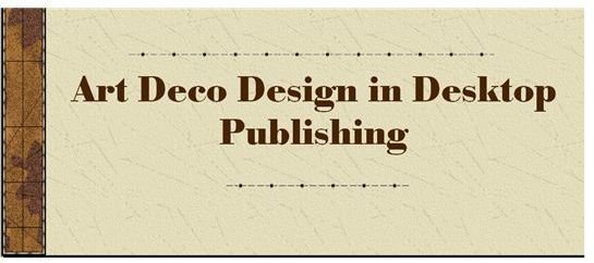 Key Characteristics of Art Deco Design