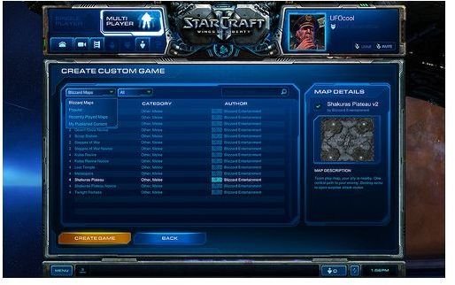 Create custom game starcraft 2 player