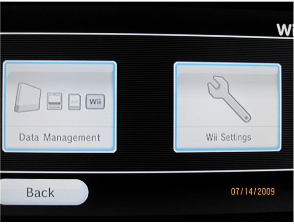 Wii Settings