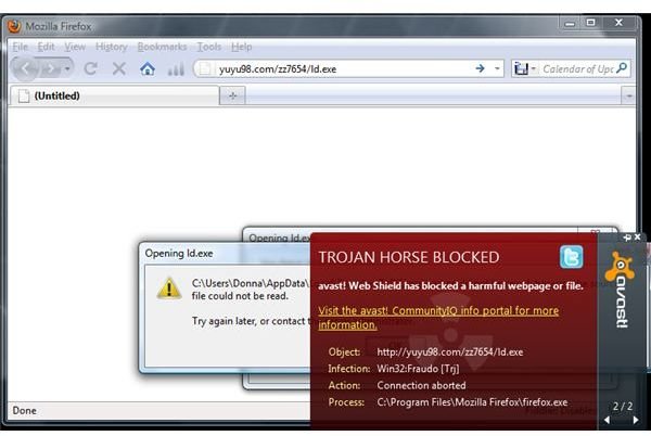 Avast Detects Trojan