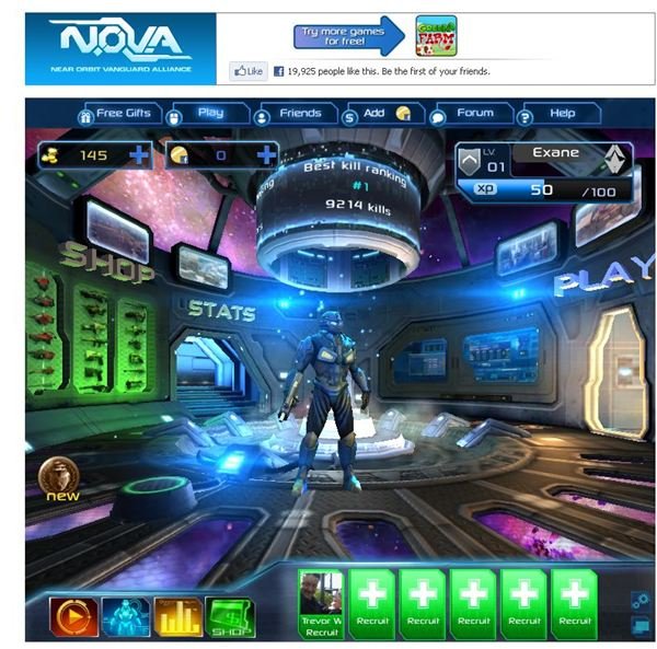 N.O.V.A Elite Facebook Game