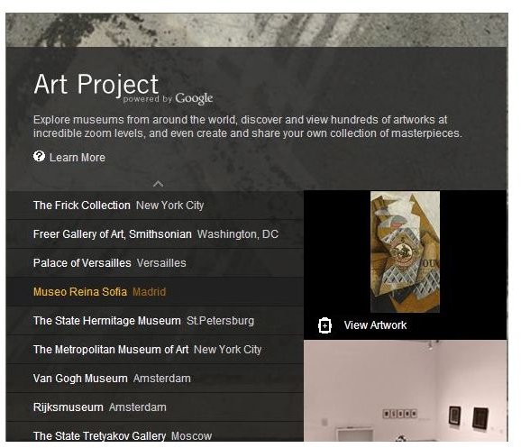 The Google Art Project - A Gallery Free of Unruly School Tours