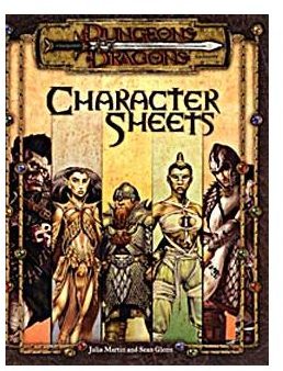 character sheets