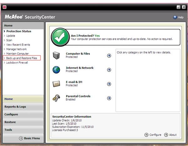 McAfee Security Center Example - Now THIS is Something You Can Actually Trust
