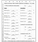 Excel Image Natural Convection Vertical Plane US units