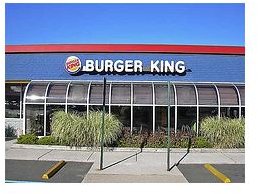 Front of Burger King by Morton Fox