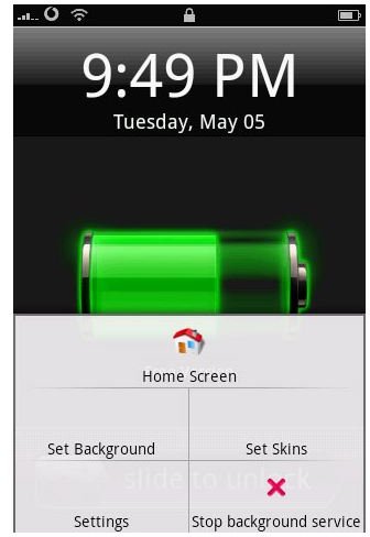 Lock 2.0 Menu Option - Set Backgrounds And Skins