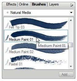 Select Type of Brush