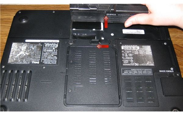 Laptop Battery Removal