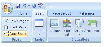 How To End a Page in Microsoft Word