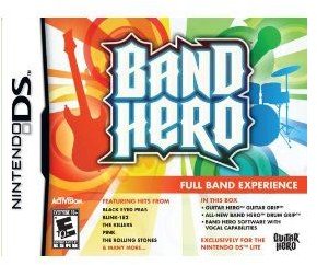 Band Hero for the Nintendo DS Provides the a Wonderful Band Hero Song List for Everyone to Enjoy with it's Guitar Grip