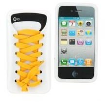 Protective Soft Silicone Sports Shoes Design Skin Case with Shoelace