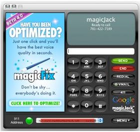 Magicjack screen from a Macintosh Computer. It&rsquo;s not running Linux