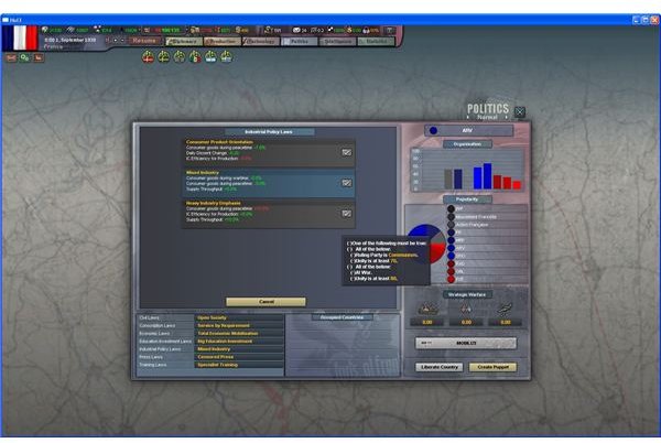 Setting Economic Policy in HoI III