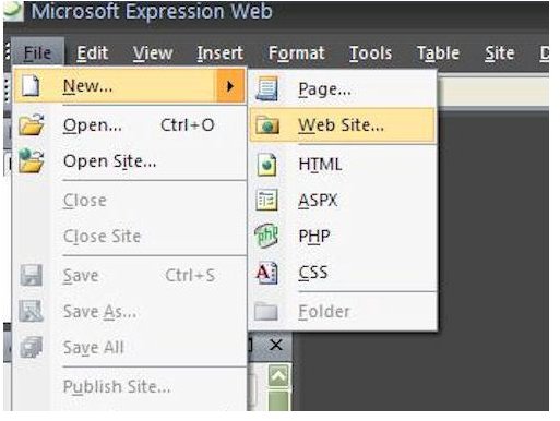 Beginner's Microsoft Expression Web Tutorials: How to Create a New Web Page