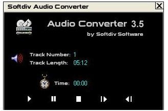 Softdiv Audio Converter audio CD player