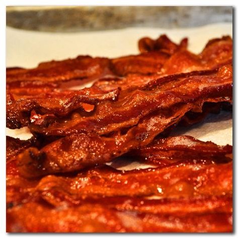 Bacon has 13.74 saturated fats and 41.79 total fats per 100 grams.