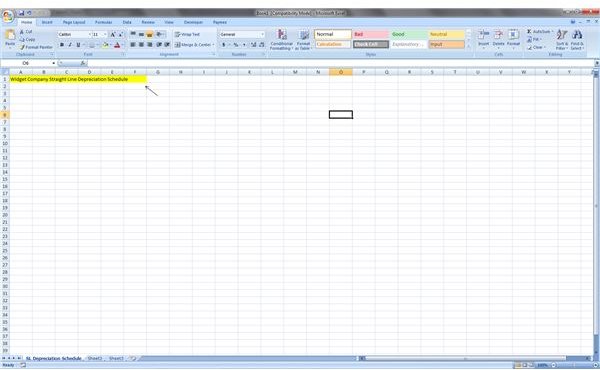 How to Create a Depreciation Schedule in Excel