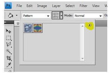 Pattern Fill Menu