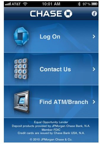 Chase iPhone App