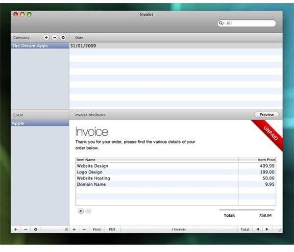 my invoices and estimates deluxe for mac