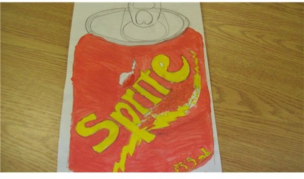 Sprite in orange