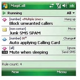 MagiCall Review for Windows Mobile Smartphones: SMS and Call Filtering System