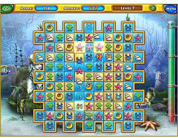 Hints and Tips for the Fishdom Game  - Using Bonus Pieces, Selecting Fish Tank Items, Earning Money and other Match Three Game Hints