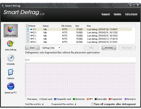 Smart Defrag - Background Defragmentation