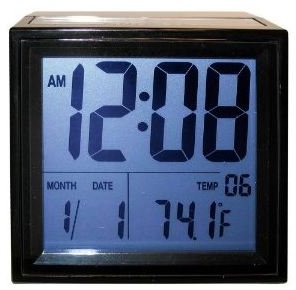 Advance Time Technology Solar-Powered LCD Alarm Clock