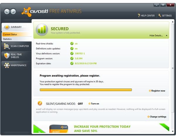 Free Trojan Remover - Avast!