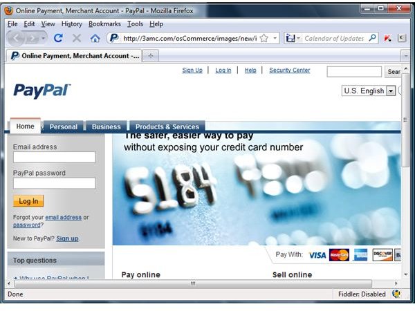 KIS failed to block fake PayPal site