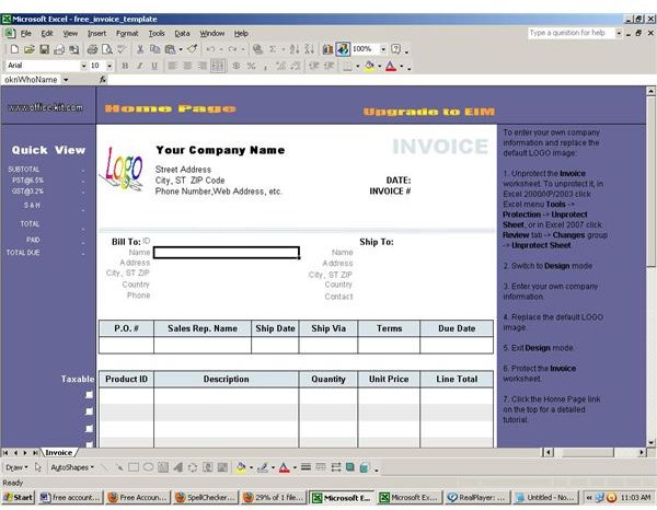 Find Free Accounting Software for Excel