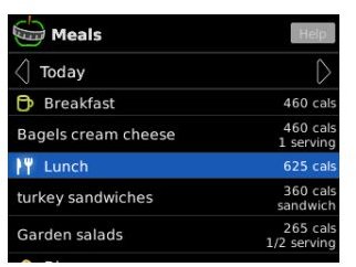 Calorie Counter for BlackBerry by MyNetDiary - BlackBerry diet exercise assistant