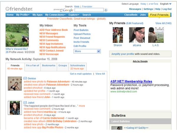 Brief History of Two Social Networking Giants: Facebook vs Friendster