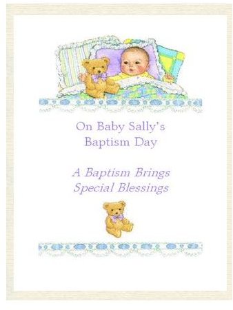 Blue Mountain Baptism Card