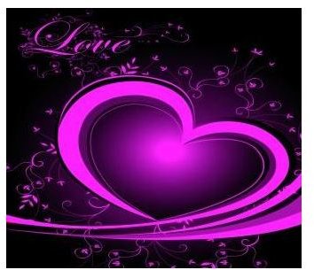 ai-vector-heart-graphics-purple-heart-with-flowers