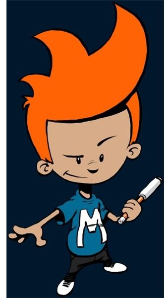 Max, the Main Character in Max and the Magic Marker