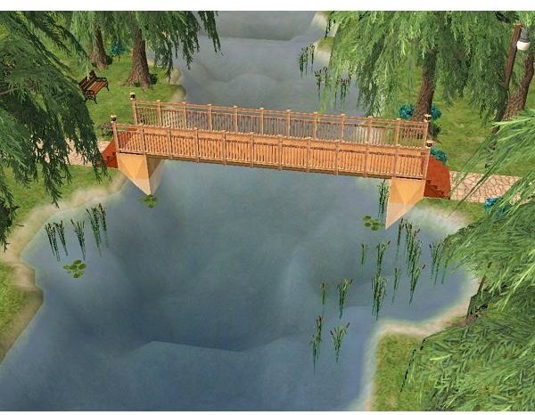 Building a Bridge in The Sims 2