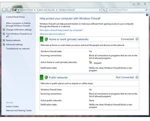 How to Use Windows 7 Firewall