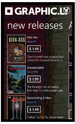 Best Windows Phone 7 App for Comics