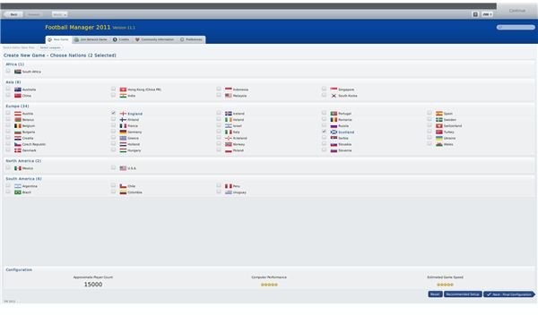 FM 2011 Select Nations