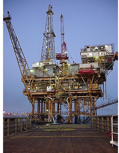 Offshore Platform Located in the Gulf of Mexico