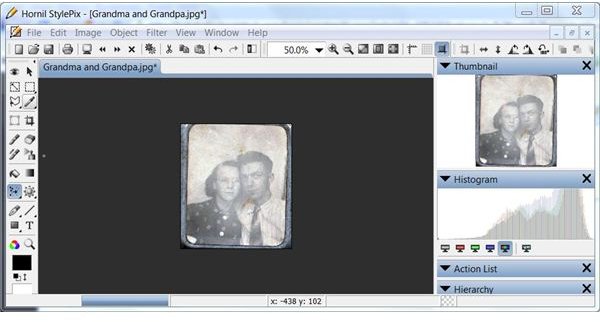 Free Old Photo Retouching Software: Hornil StylePix