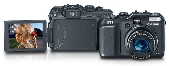 Canon G11, front and back. Credit: Canon