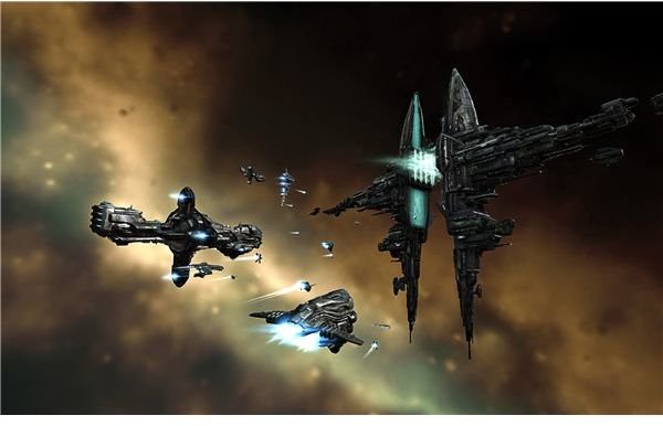 EVE Online - A single game world with hundreds of thousands of subscribers playing together.