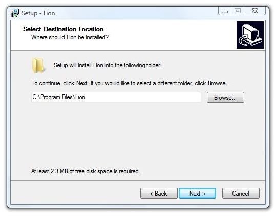 Lion Install 4 Program Directory