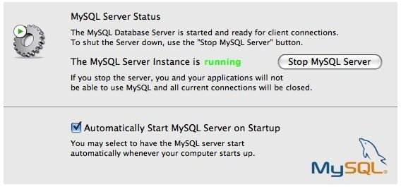 Installing MySQL on Mac OS X