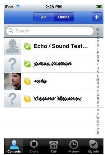 Skype app for the iPhone & ipod Touch - Bright Hub